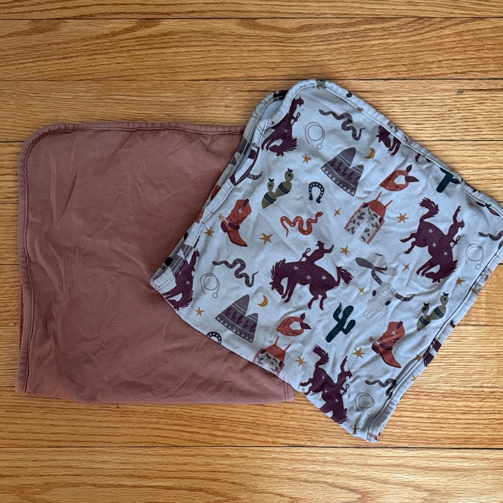 Caden Lane Desert Rodeo Burp Cloth set